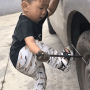 搞笑牛皮吹破，牛皮表情包gif